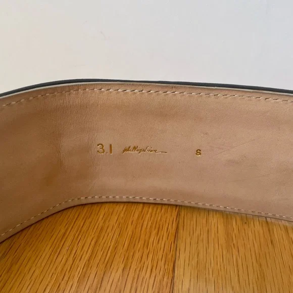 3.1 Phillip Lim Leather Belt Size S - Picture 5 of 10